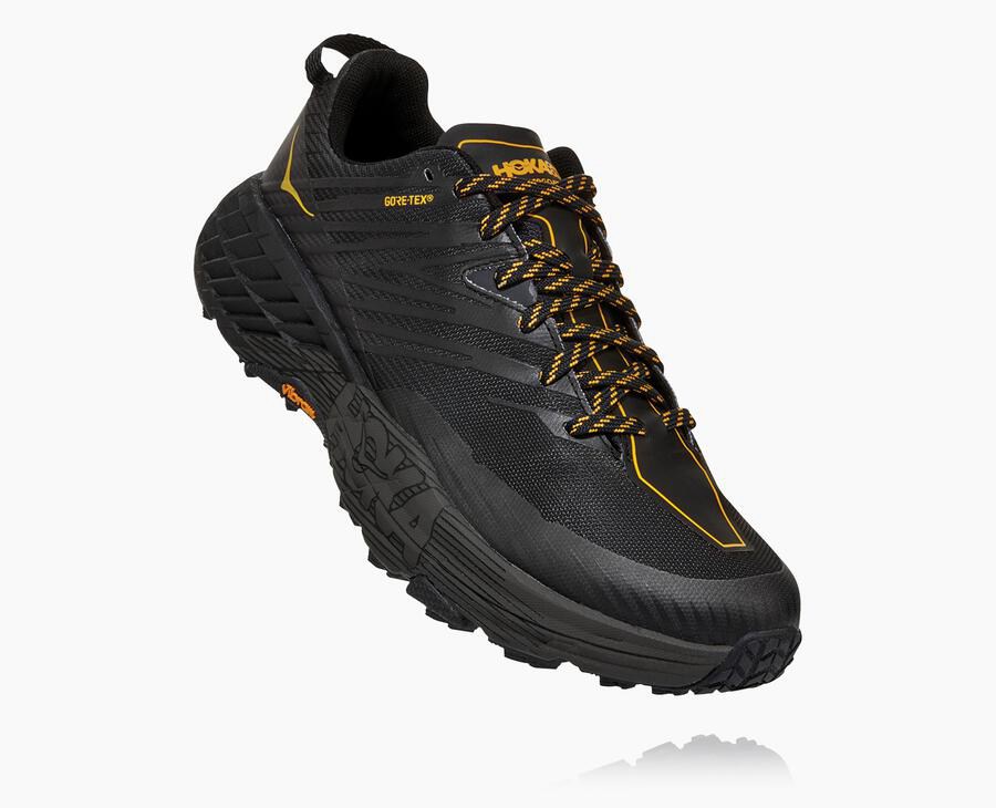 Hoka One One Trailove Tenisky Panske Čierne - Speedgoat 4 GORE-TEX - 17802-LTUC